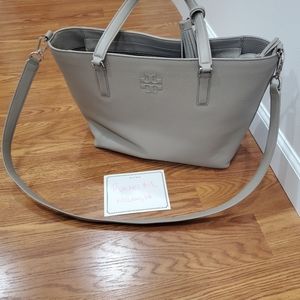 Grey Tory Burch Thea Tote